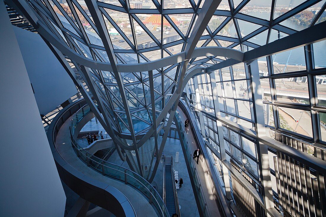 Confluence Museum, Confluence district, Lyon, Auvergne-Rhone-Alpes, France, Europe