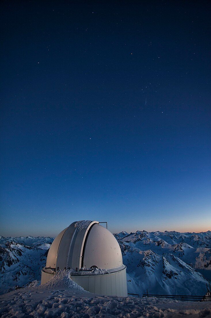 France, Hautes Pyrenees, Bagneres de Bigorre, La Mongie, Pic du Midi (2877m)