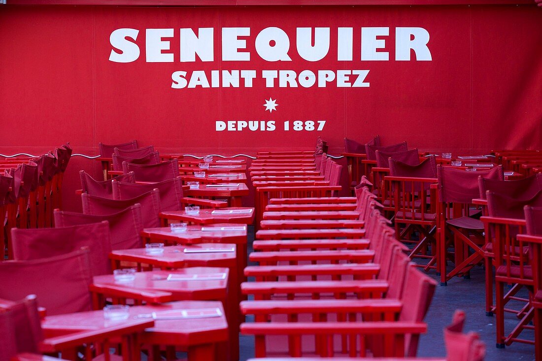 Café Senequier, Saint Tropez, Var, Frankreich