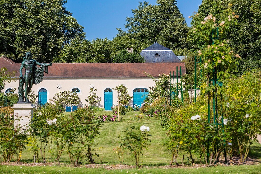 Frankreich, Hauts de Seine, Rueil Malmaison, Château de Malmaison, die neuen Gartenrosen