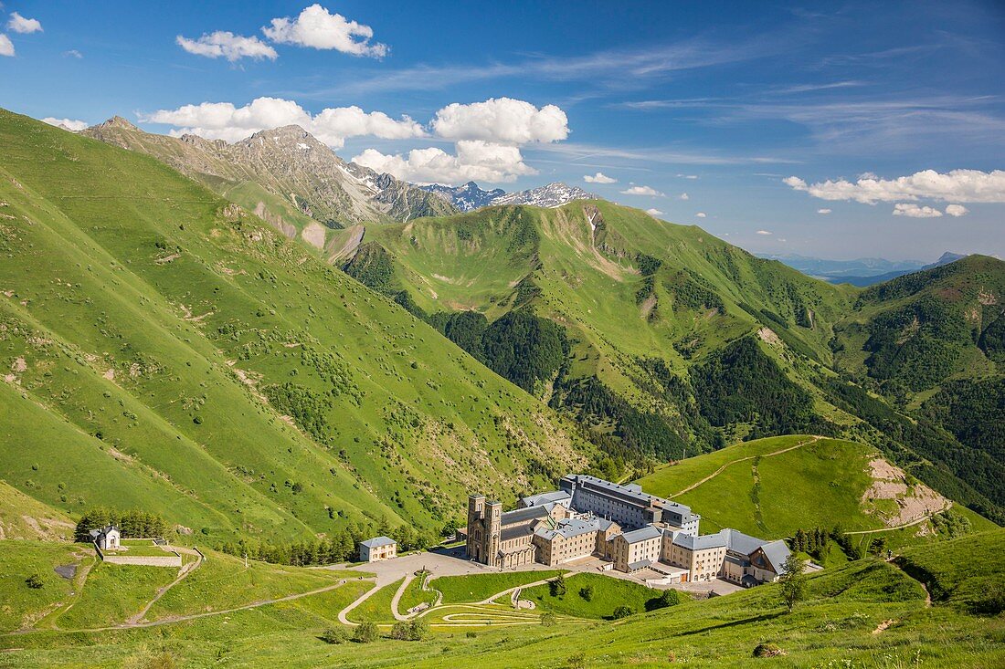 France, Isere, La Salette-Fallavaux, the basilica Notre-Dame de La Salette