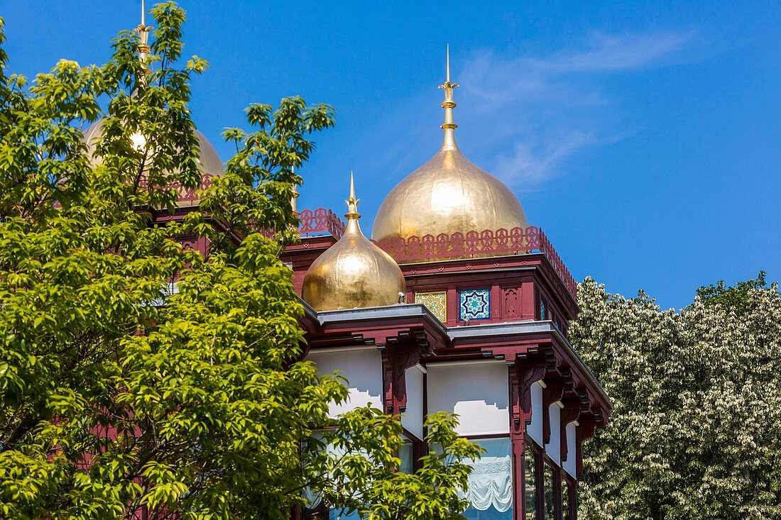 France, Hauts de Seine, Courbevoie, the pavilion of India, former pavilion built for the Universal Exhibition of 1878