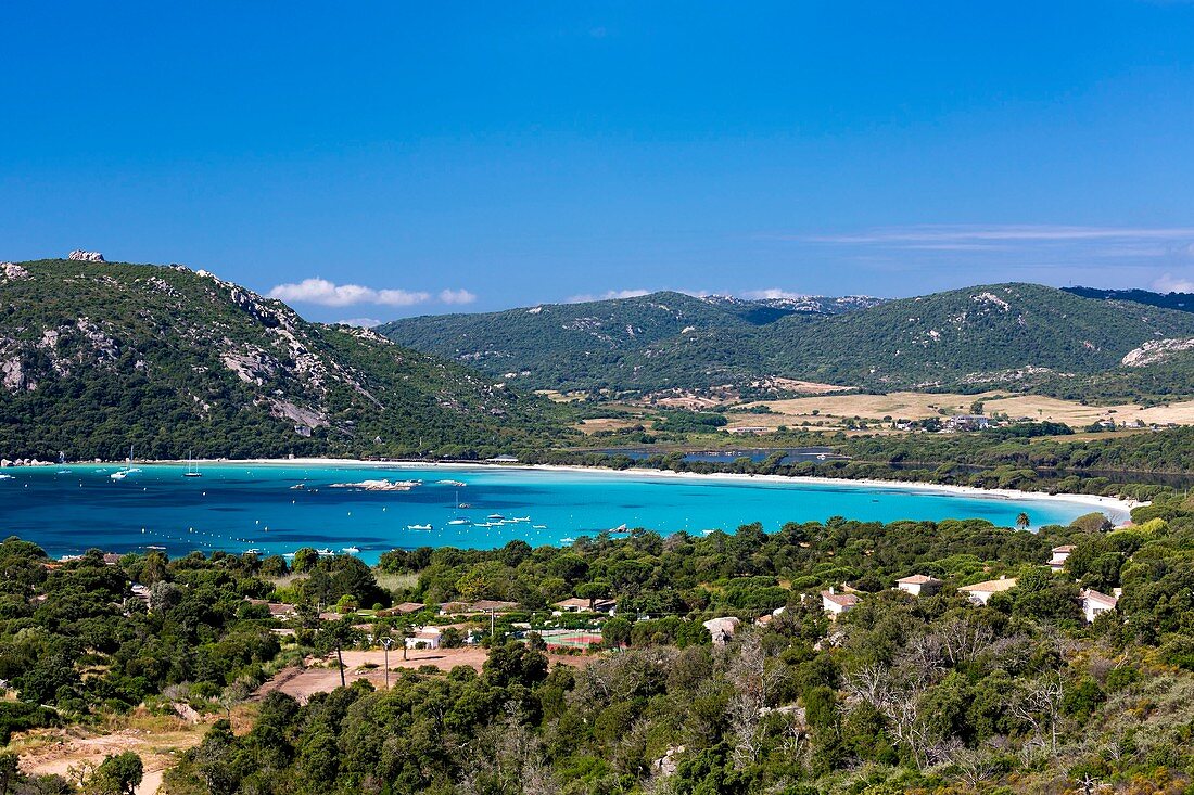 France, Corse du Sud, Porto Vecchio, Santa Giulia bay