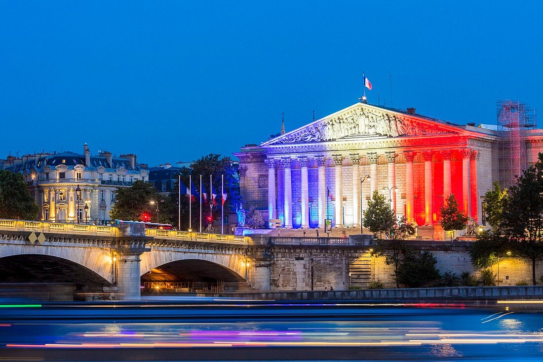 Frankreich, Paris, Weltkulturerbe der UNESCO, Nationalversammlung