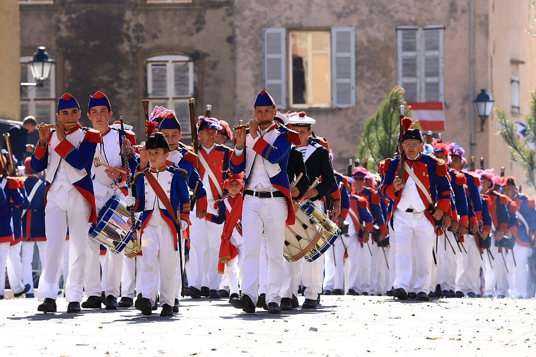 Saint Tropez, Var, Frankreich Place de l'Hotel de Ville, Bravade