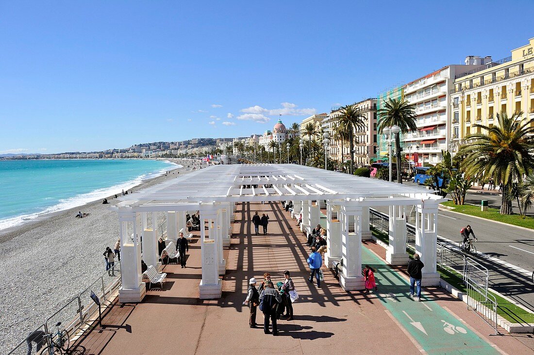 Promenade des Anglais, Nizza, Alpes Maritimes, Frankreich