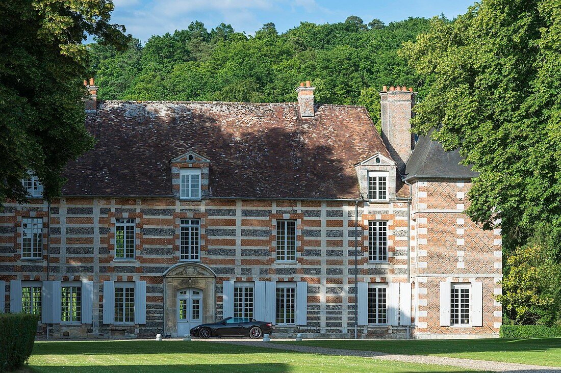 France, Eure, Fontaine l'Abbe, the 17th century castle