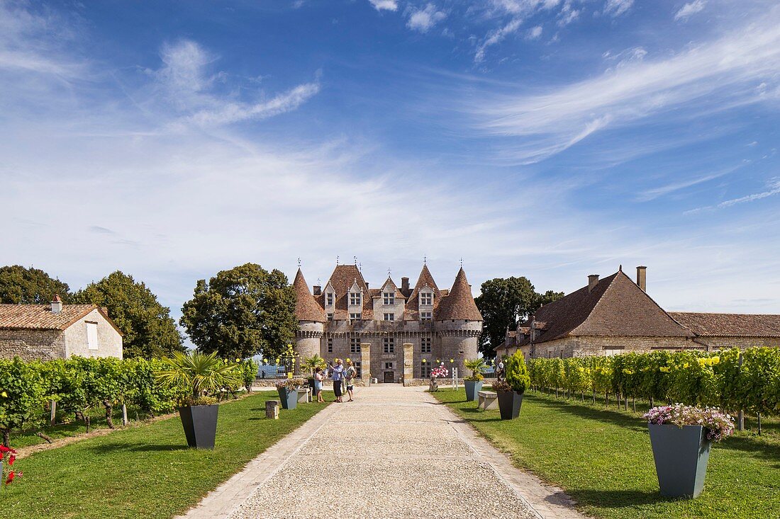 France, Dordogne, Perigord Pourpre, Monbazillac, 16th century castle