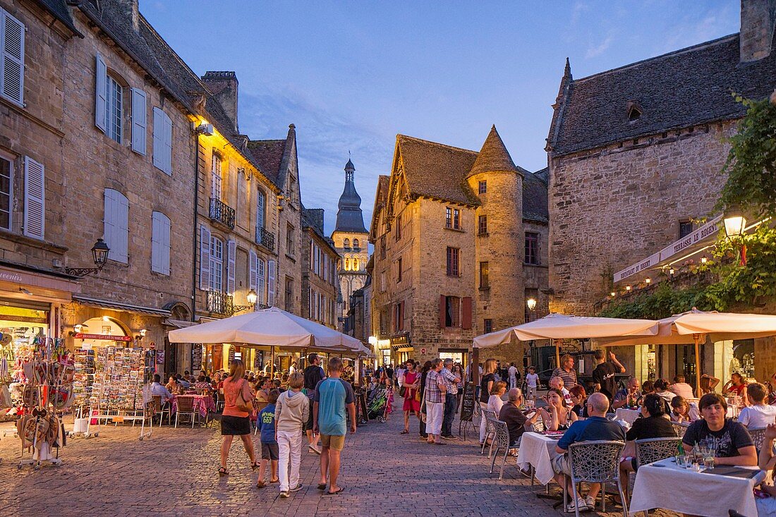 Platz der Freiheit, Sarlat-la-Caneda, Dordogne, Frankreich