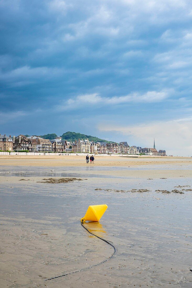 France, Calvados, Pays d'Auge, Houlgate, before storm