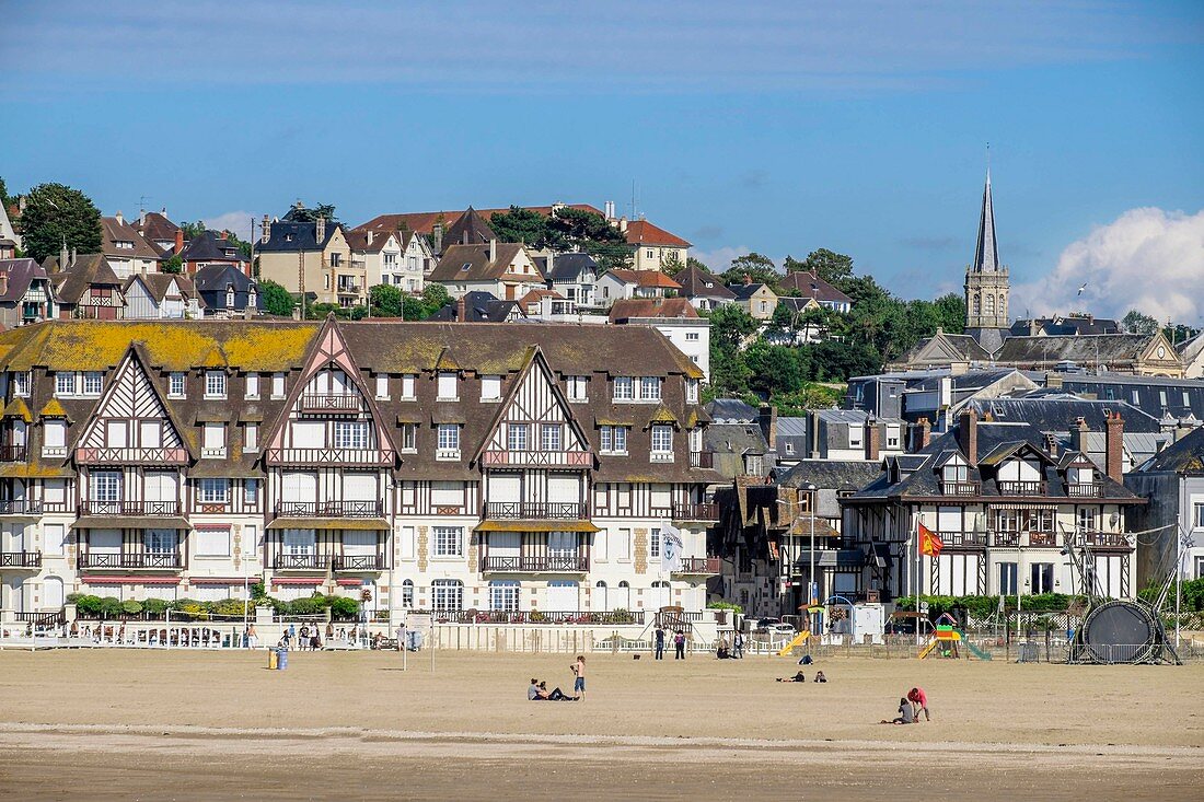 France, Calvados, Pays d'Auge, Trouville sur Mer