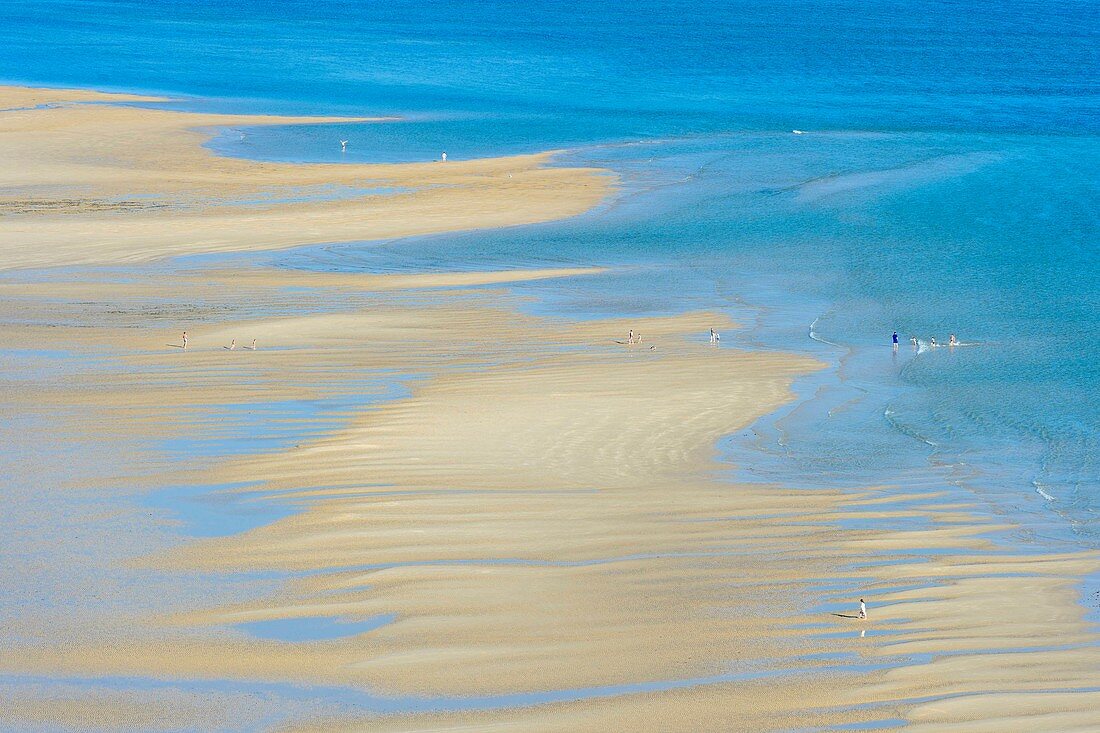 France, Manche, Barneville Carteret, the beach