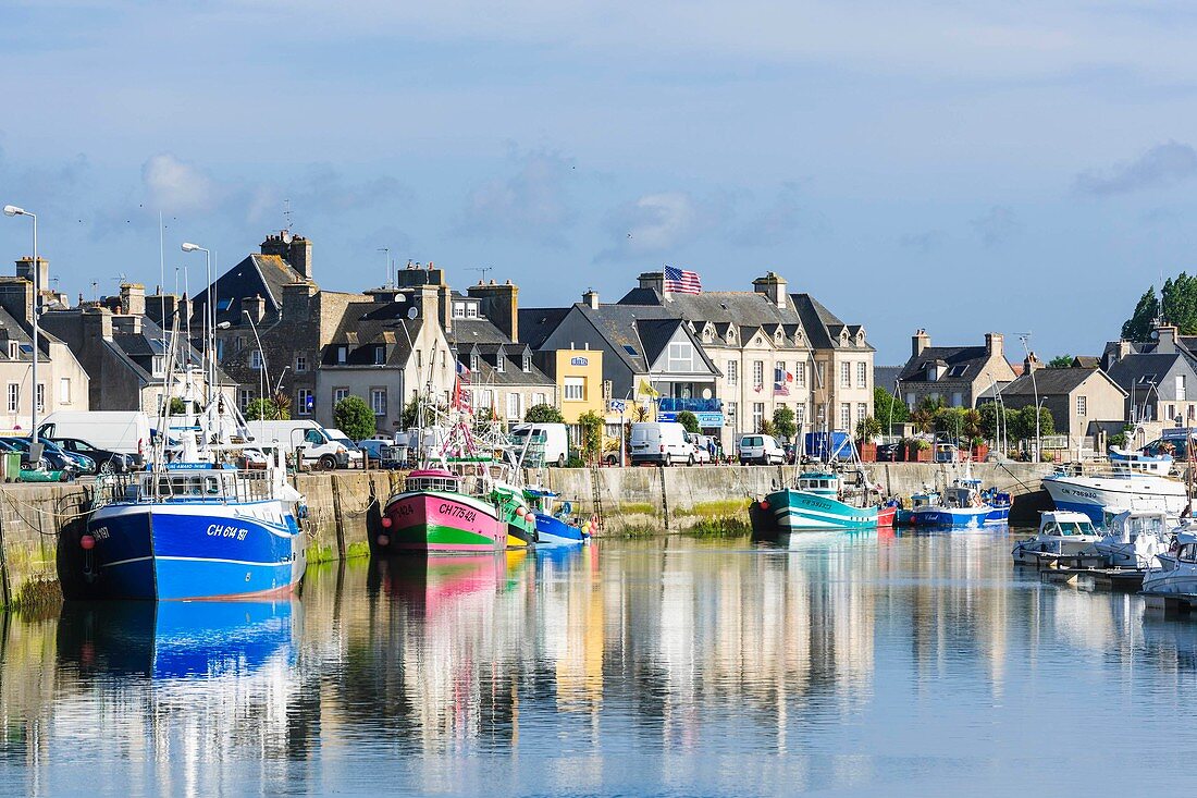 France, Manche, Cotentin, Saint Vaast la Hougue, the harbour