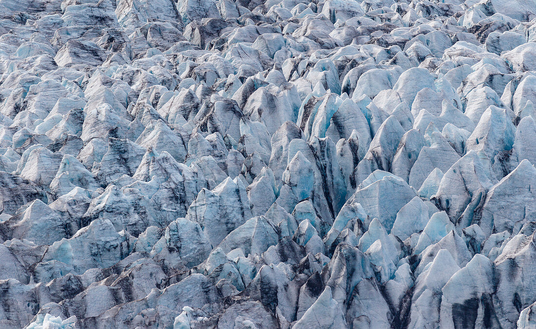 Nahaufnahme eines Eisbruchs, Jökulsárlón, Island