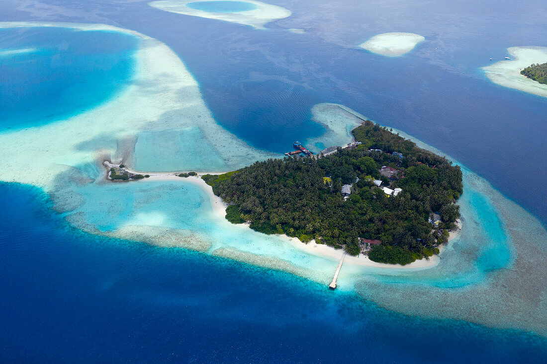 Ferieninsel Villivaru, Sued Male Atoll, Indischer Ozean, Malediven