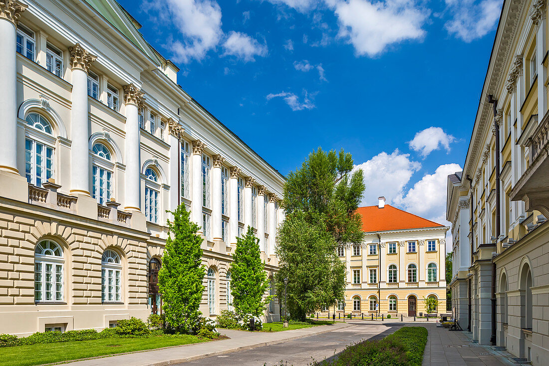 Universität Warschau, Straße Krakowskie Przedmiescie, Warschau, Polen, Europa