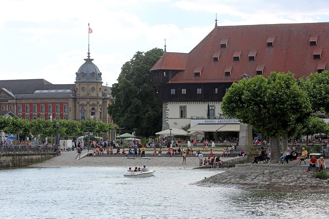 Council building, Constance, Lake Constance, Baden-Wuerttemberg, Germany