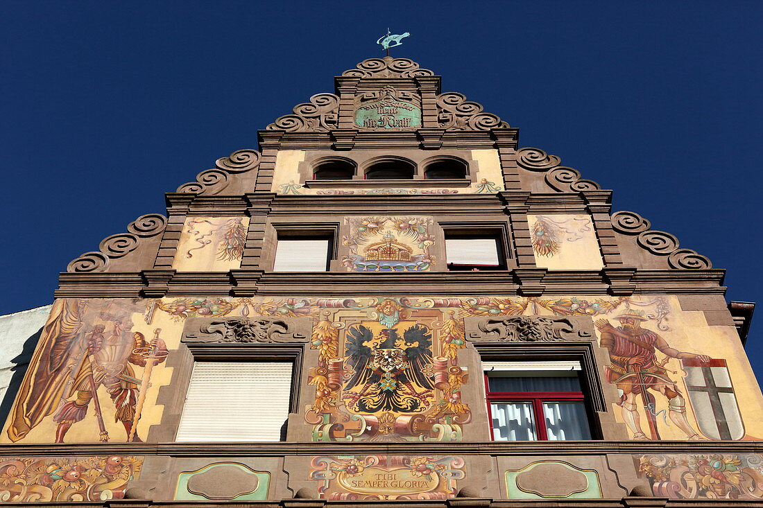 Historische Fassade, Altstadt, Konstanz, Baden-Württemberg, Deutschland