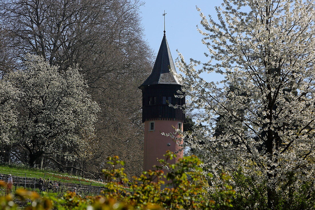 Schwedenturm, Insel Mainau, Bodensee, Baden-Württemberg, Deutschland