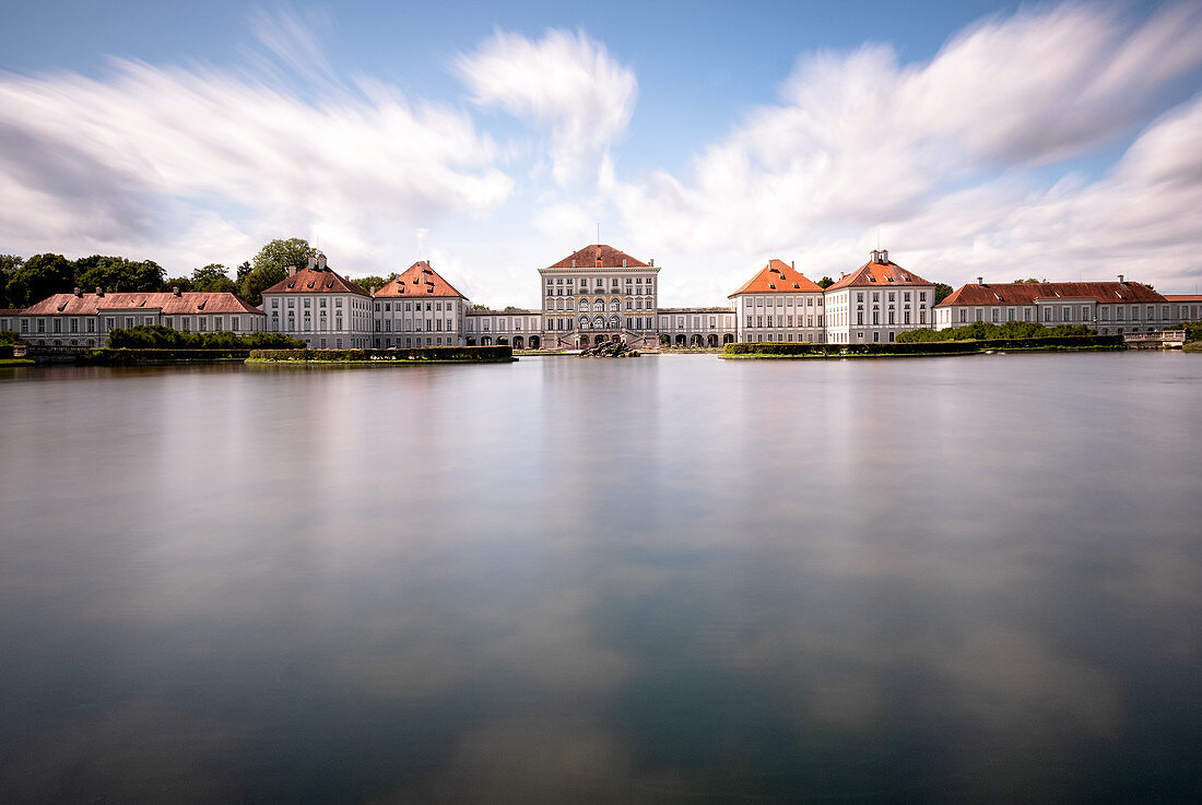 View of the Nymphenburg Palace, Munich, Bavaria, Germany