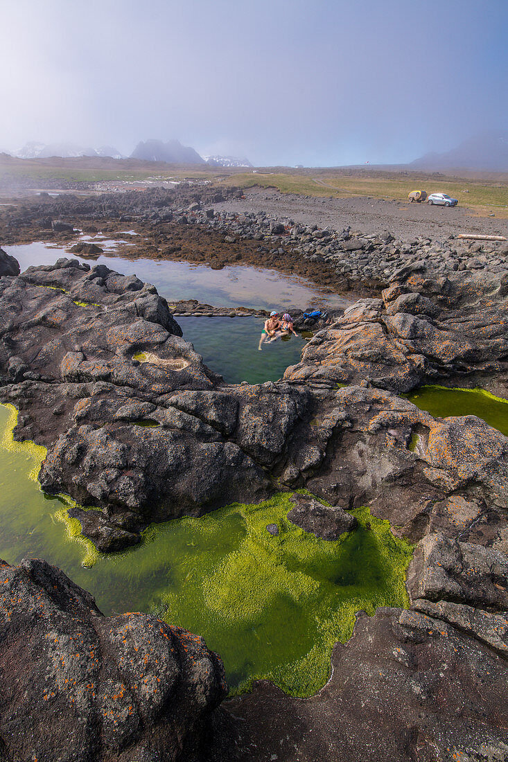 Once with Volvo and Minkcamper on the ring road around Iceland