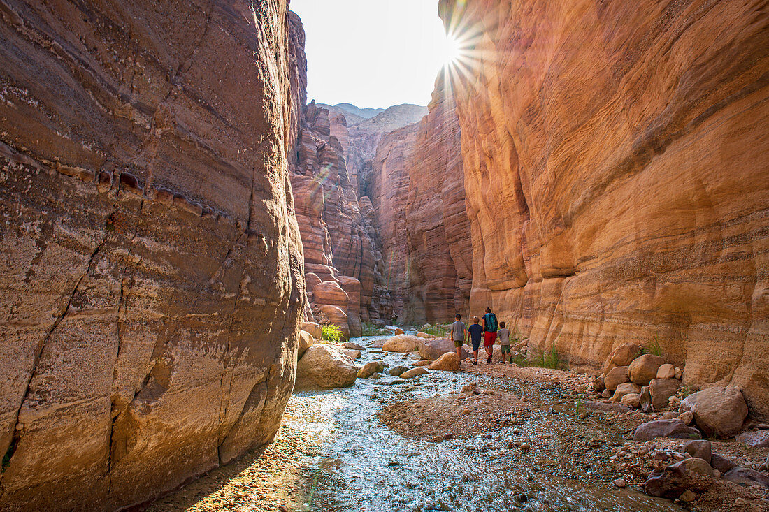 Die Felsenstadt Petra in Jordanien