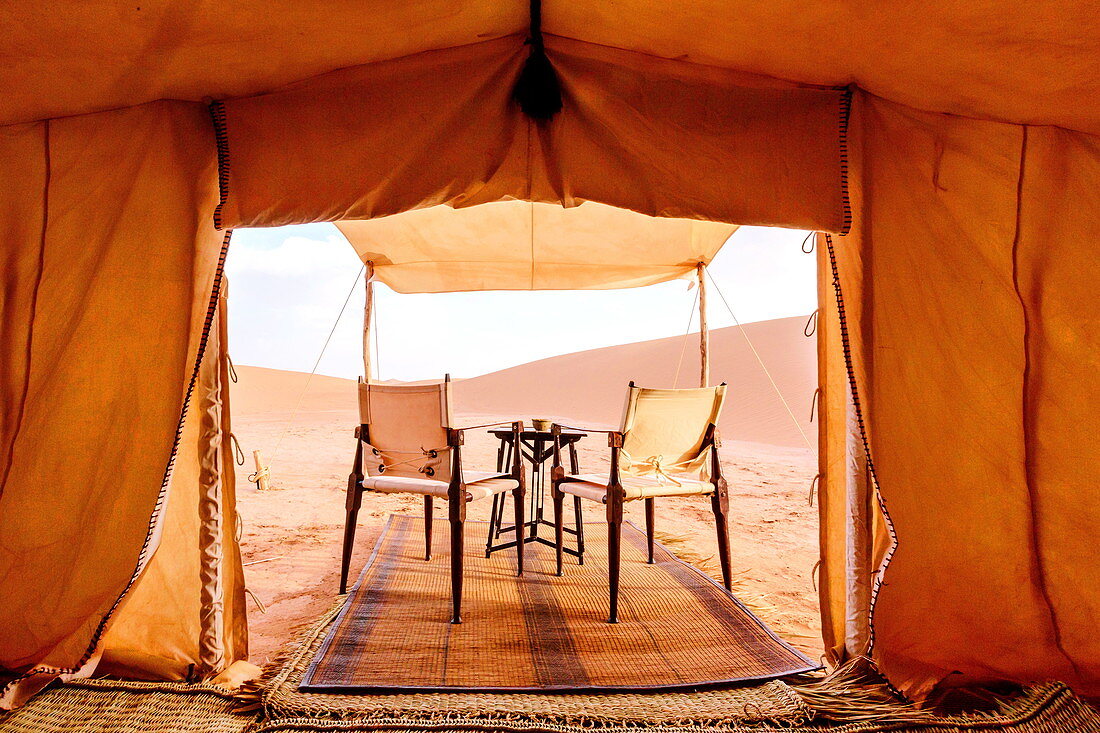 Unterkunft in der Wüste, Marokko