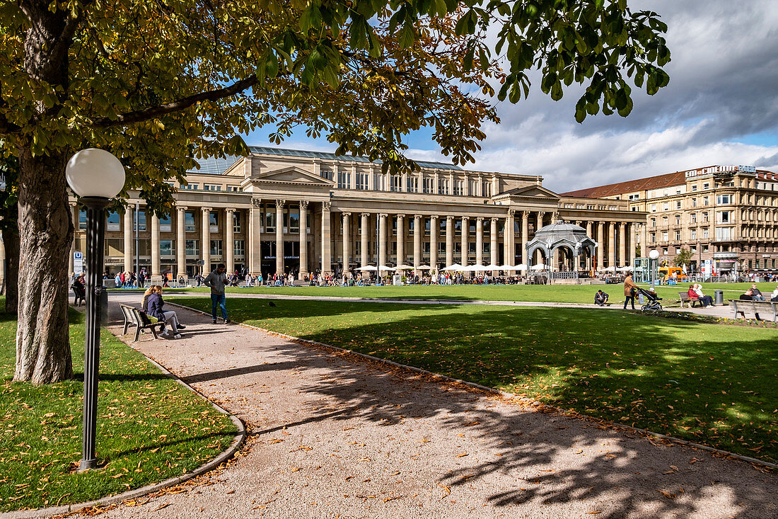 Königsbau at Schlossplatz in Stuttgart, Baden-Württemberg, Germany