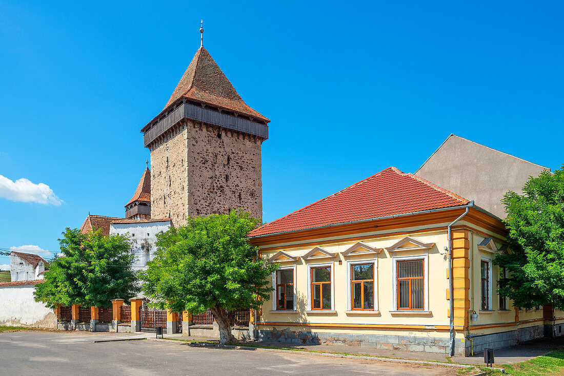 Evangelische Kirchenfestung von Homorod, Kreis Brasov, Transsylvanien, Rumänien