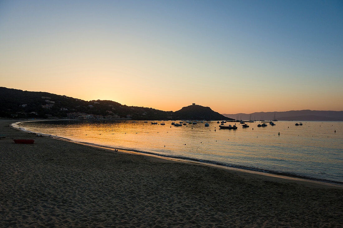 Strand, Campomoro, bei Sartène, Département Corse-du-Sud, Korsika, Frankreich