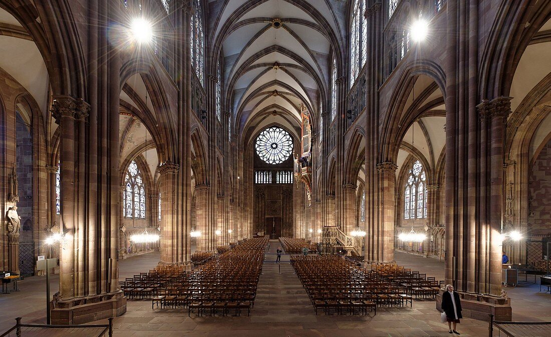 Frankreich, Bas Rhin, Straßburg, Altstadt, UNESCO Weltkulturerbe, Kathedrale Notre Dame