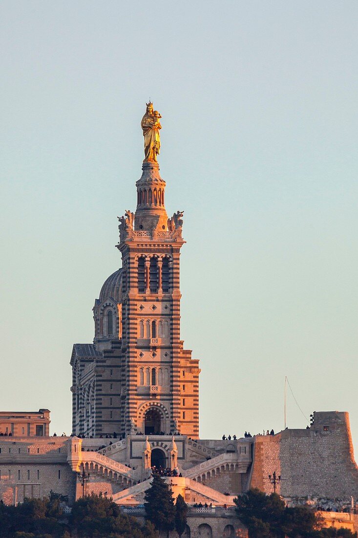 France, Bouches du Rhône, Marseille, Notre Dame de la Garde