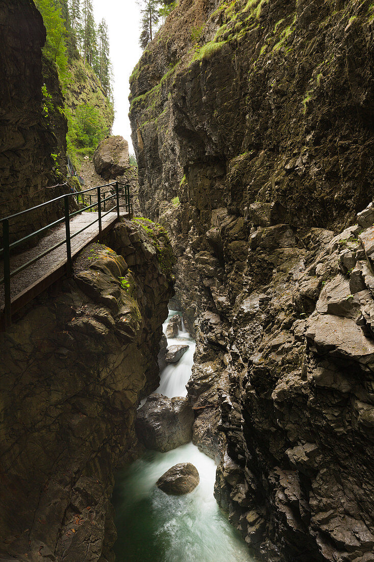 Breitachklamm bei Oberstdorf, Allgäu, Bayern, Deutschland