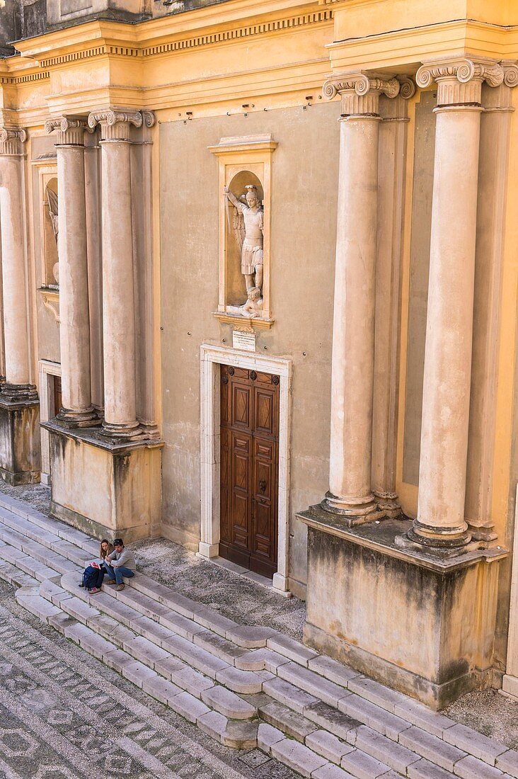 France, Alpes Maritimes, Menton, the Old Town, Saint Michel basilica