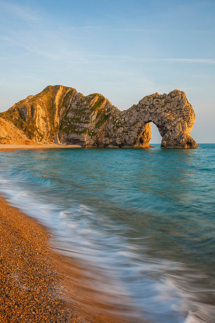 Durdle Door, Lulworth Cove, Jurassic Coast, UNESCO World Heritage Site, Dorset, England, United Kingdom, Europe