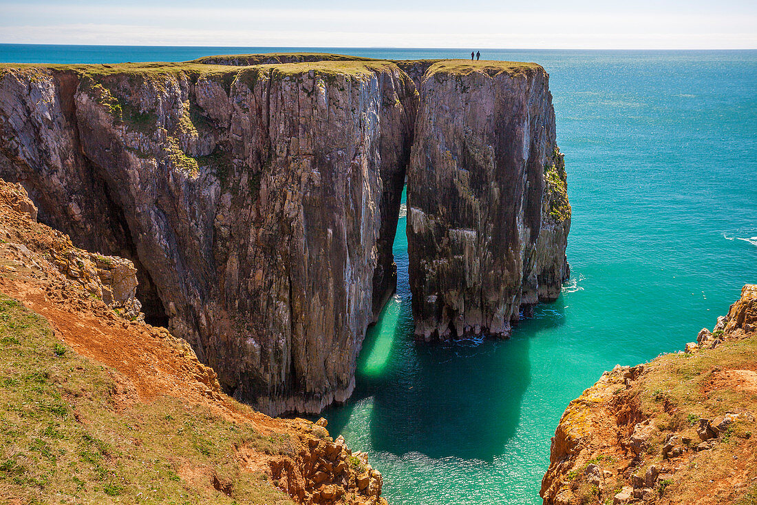 Stack Rocks, Castlemartin, Pembrokeshire Coast, Wales, United Kingdom, Europe 