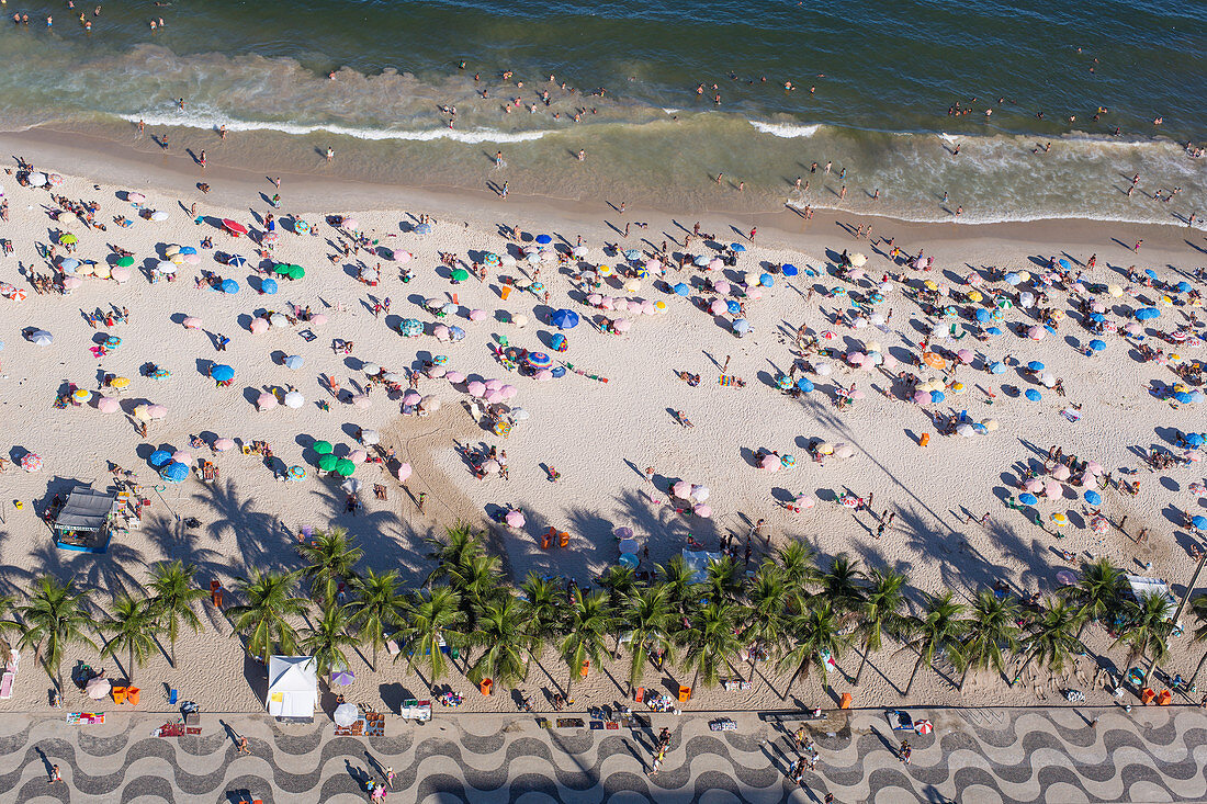 Copacabana Beach, Rio de Janeiro, Brasilien, Südamerika