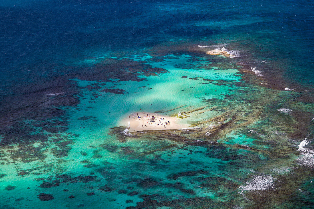 Aerial view of Mopian, The Grenadines, St. Vincent and The Grenadines, West Indies, Caribbean, Central America