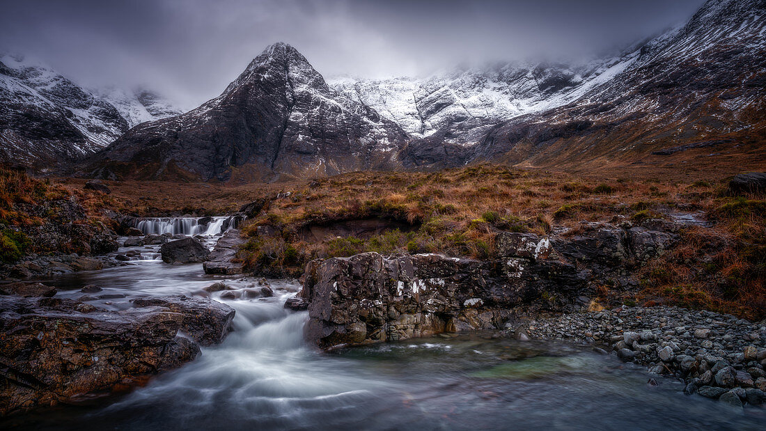 Fairy Pools, Isle of Skye, Innere Hebriden, Schottland, Vereinigtes Königreich, Europa