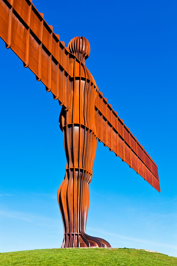 Die Engel des Nordens, Skulptur von Antony Gormley, Gateshead, Newcastle-upon-Tyne, Tyne und Wear, England, Großbritannien, Europa
