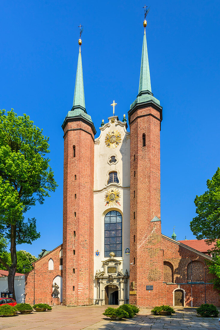 Archcathedral baroque church in Gdansk Oliwa, dedicated to The Holy Trinity, Blessed Virgin Mary, and St. Bernard. Gdansk Oliwa, Pomorze region, Pomorskie voivodeship, Poland, Europe