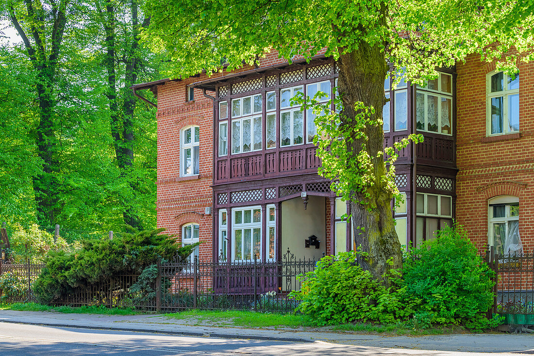 Gdansk Oliwa, pre-war villa district, Polanki street. Gdansk Oliwa, Pomorze region, Pomorskie voivodeship, Poland, Europe