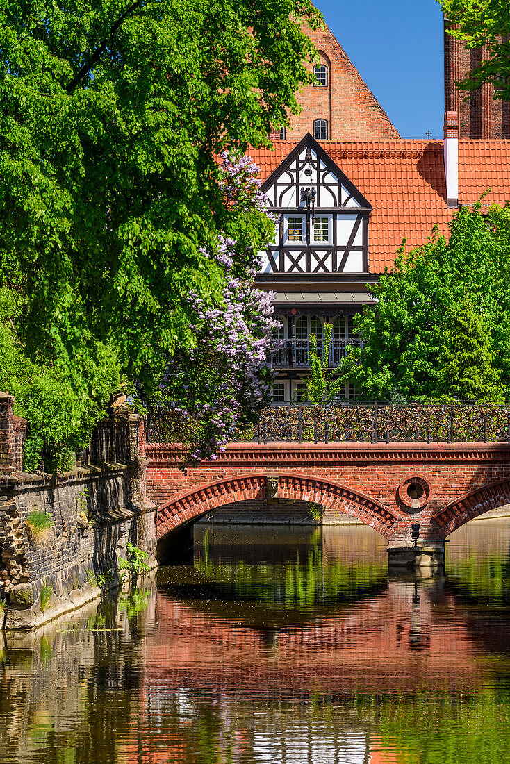 Kanal von Radunia, Chlebowy-Brücke, Danzig, Polen, Europa