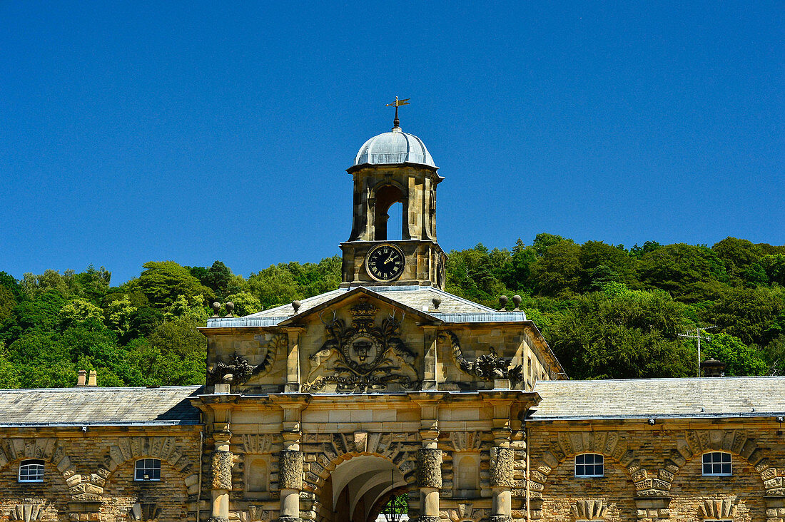 Part of Chatsworth House, Bakewell, Derbyshire, England