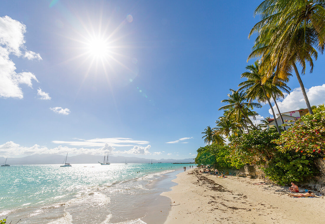 La Datcha Beach, Pointe-a-Pitre, Guadeloupe, French Antilles, West Indies, Caribbean, Central America