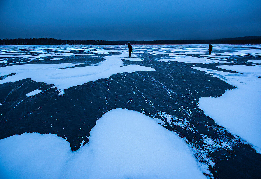 Winterlandschaft, Akaslompolo, Lappland, Finnland, Europa