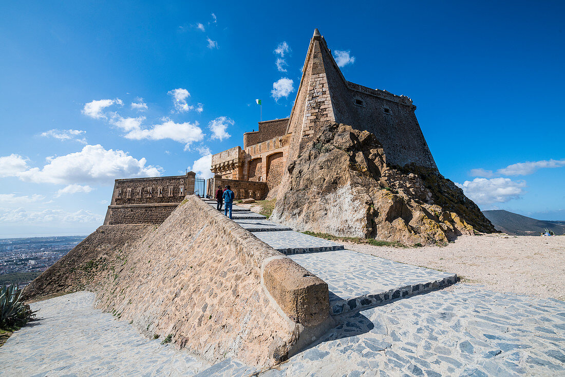 Fort Santa Cruz hoch über Oran, Algerien, Nordafrika, Afrika