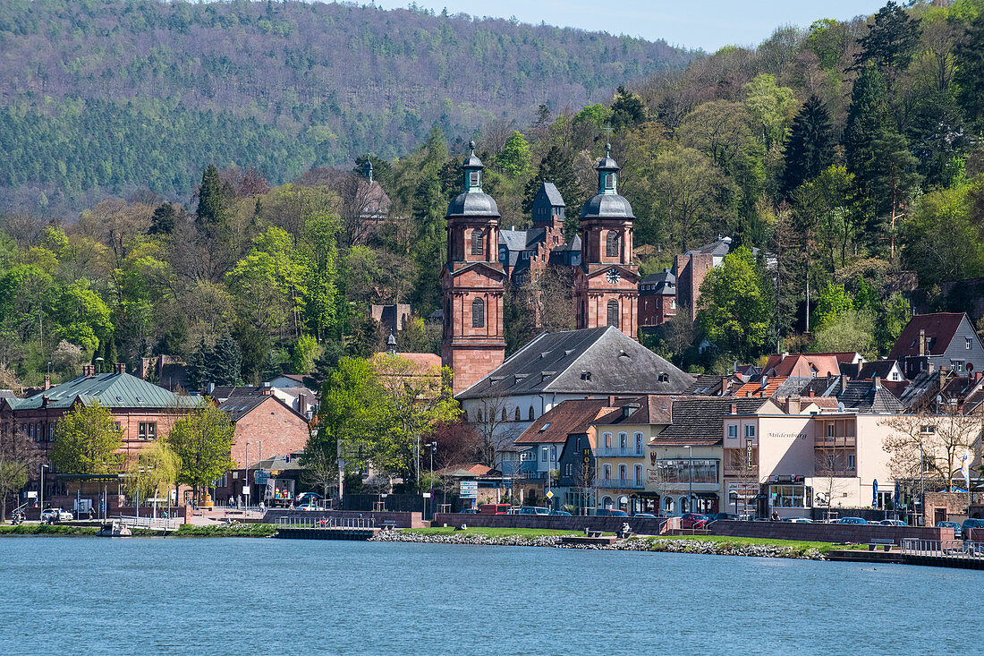 The historic town of Miltenberg along the Main River, Bavaria, Germany, Europe