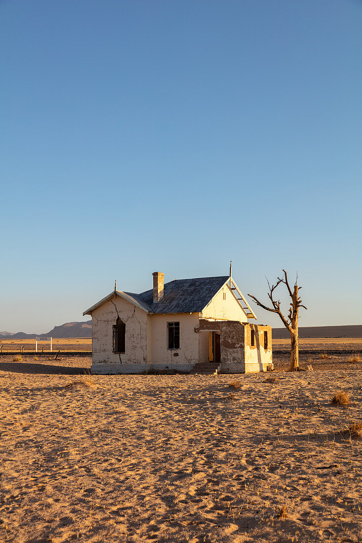 Abandoned and disused Railway Station based in Luderitz within the Diamond Region, Namibia, Africa