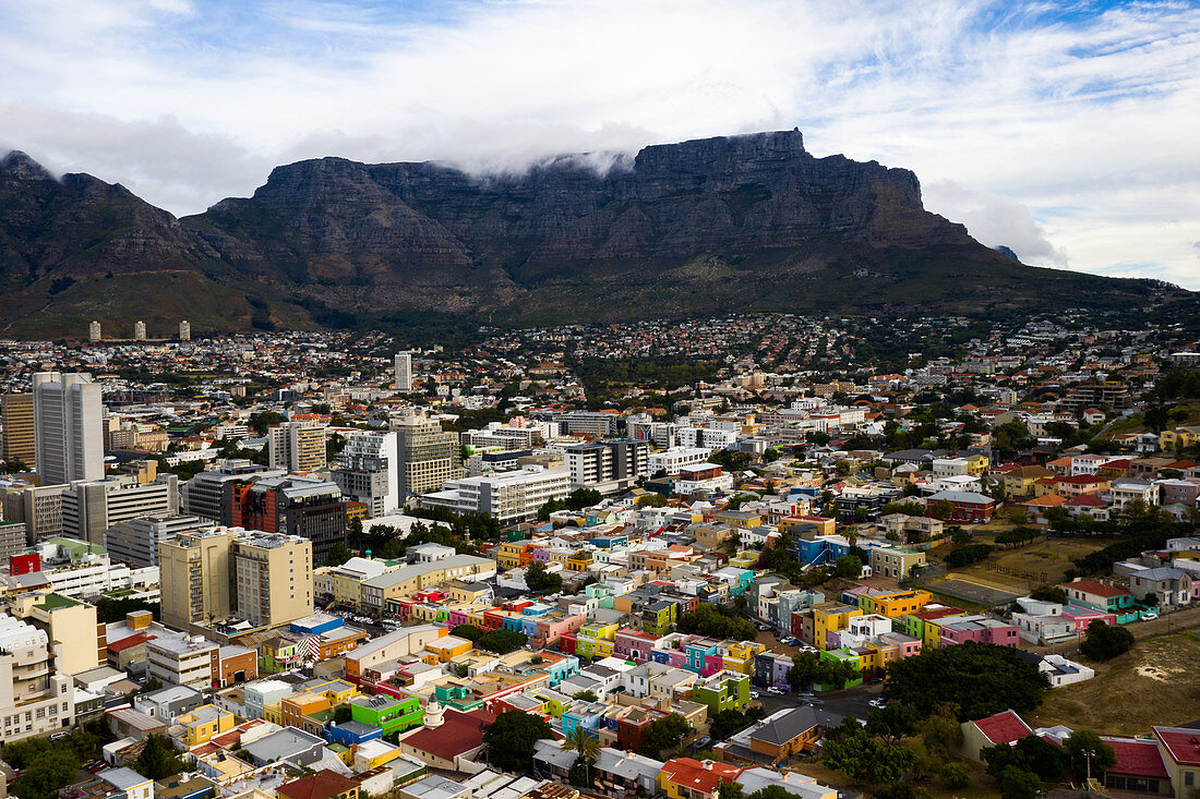 Bo-Kaap, gelegen zwischen dem Stadtzentrum und dem Fuß des Signal Hill, Kapstadt, Südafrika, Afrika